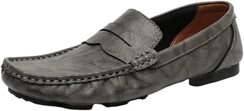 Лоферы мужские из искусственной кожи, Serafino, Grey DHFIRUFSHLO