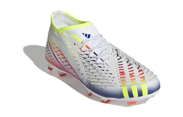 Детские футбольные бутсы серии PREDATOR, детские, низкие, синие, желтые, белые Adidas — фото 3
