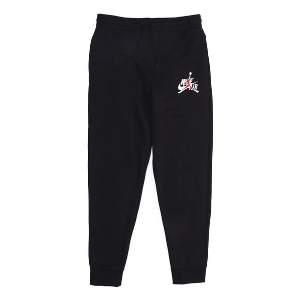

Брюки jumpman classics fleece lined casual long pants black Air Jordan, черный
