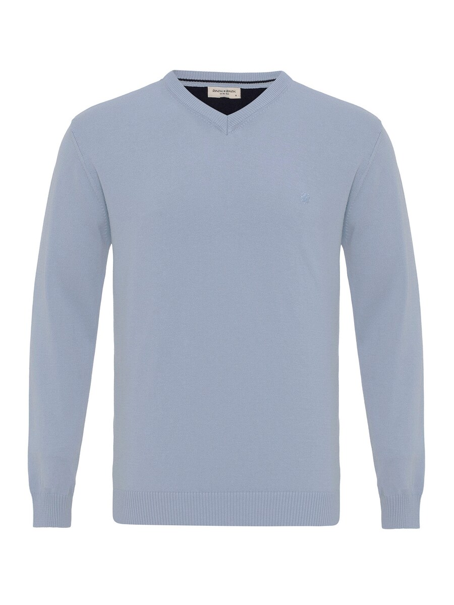 

Свитер с v-образным вырезом Anou Anou Sweater, синий