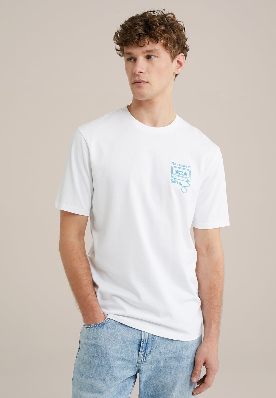 

Футболка WE Fashion Print T-shirt, White