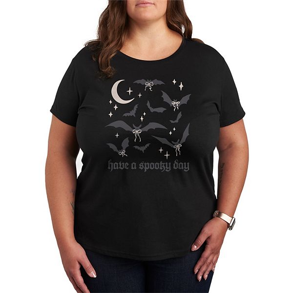 

Футболка с принтом "Have a Spooky Day" для plus size Licensed Character, Black, Черный, Футболка с принтом "Have a Spooky Day" для plus size Licensed Character, Black