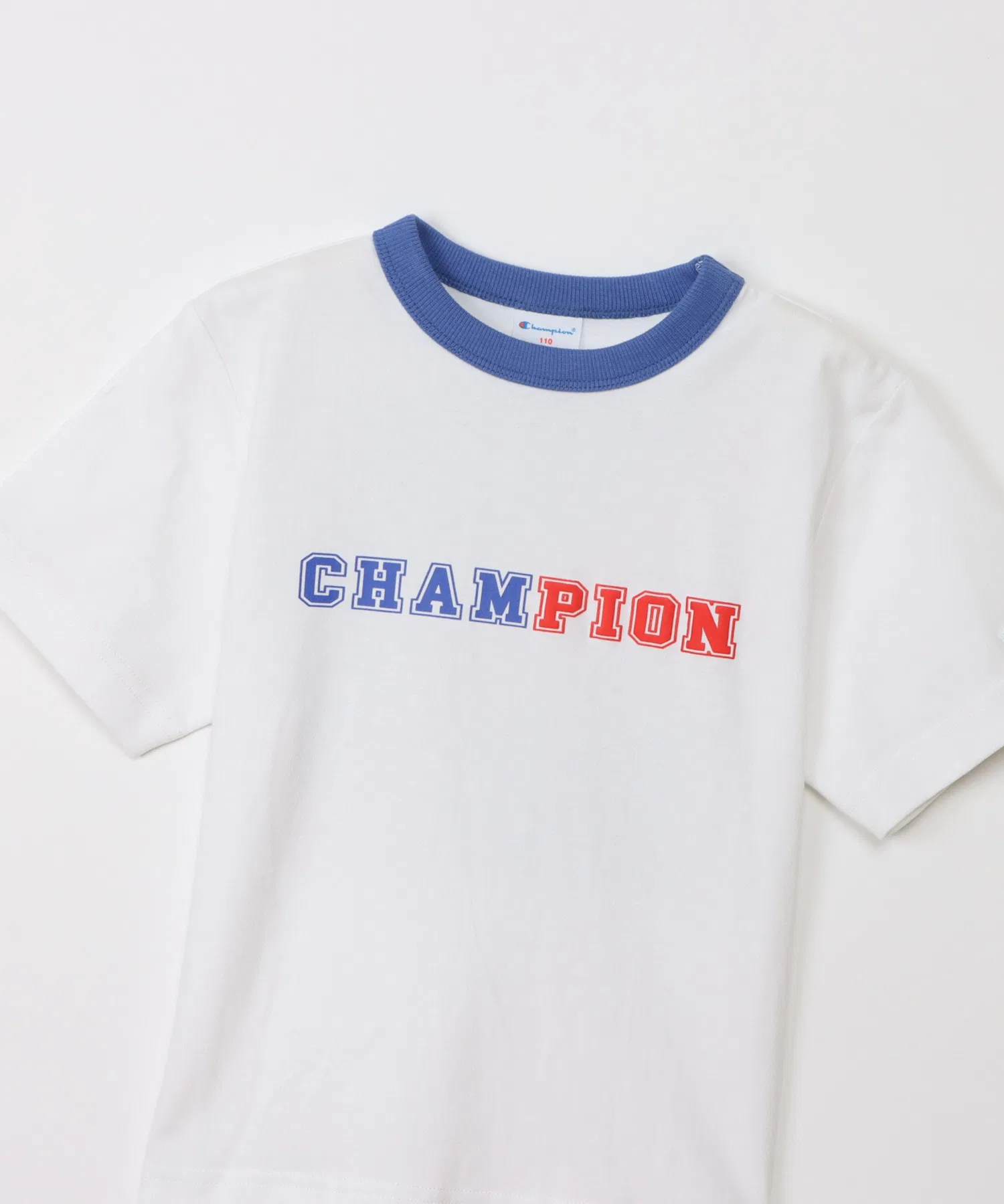 Детская футболка Champion с принтом белого цвета — фото 4