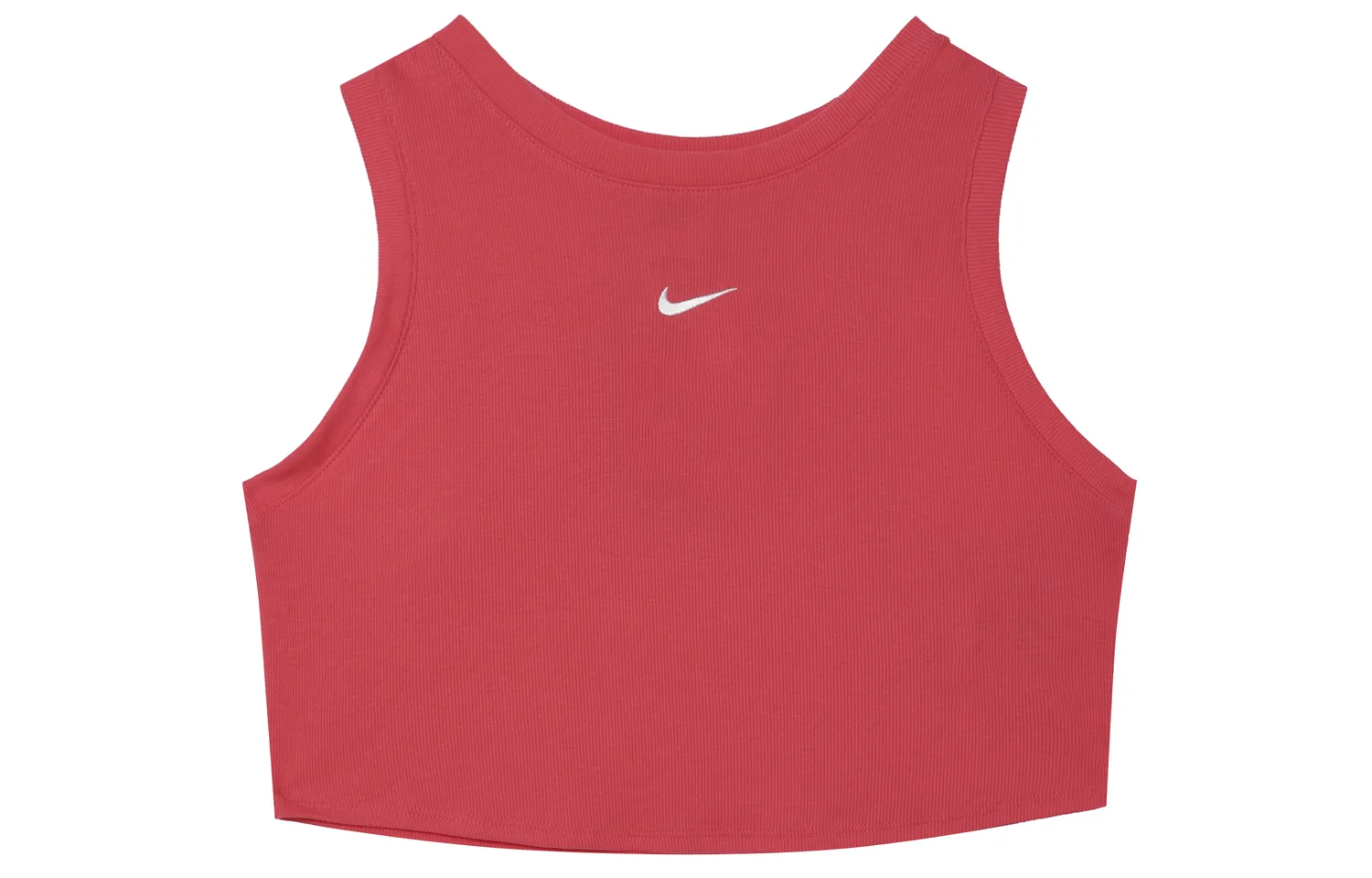 Nike Футболка-майка женская Light Fused Red с круглым вырезом, умеренно прямого кроя