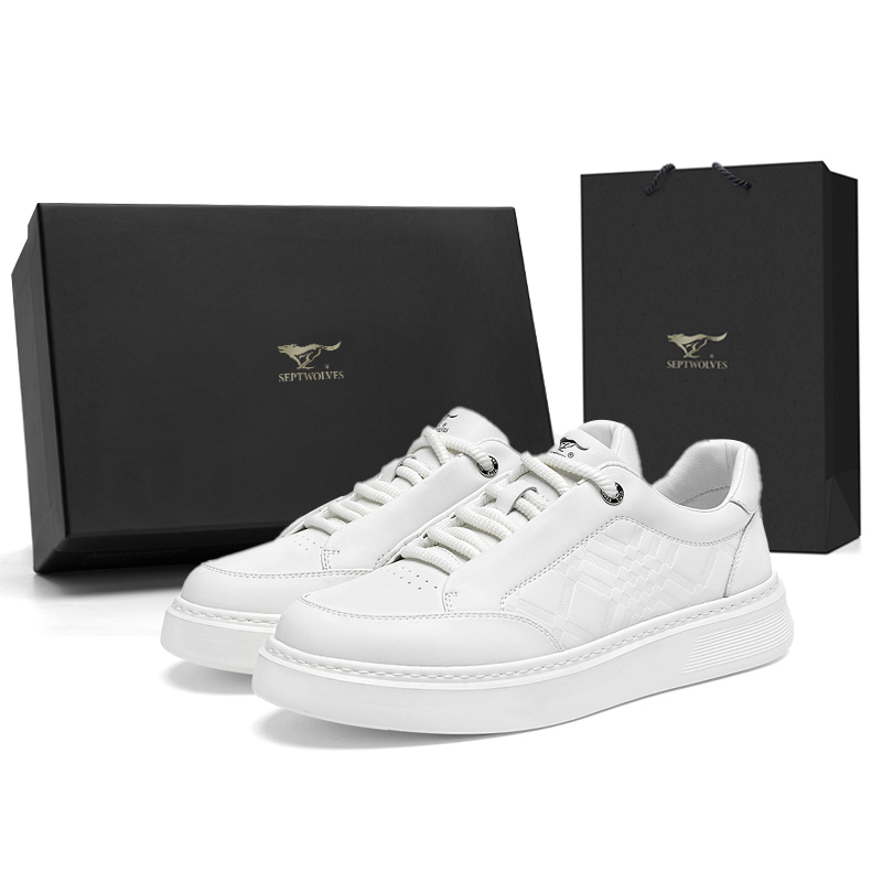 

Низкие мужские кроссовки SEPTWOLVES, White (Standard Leather Shoe Size)