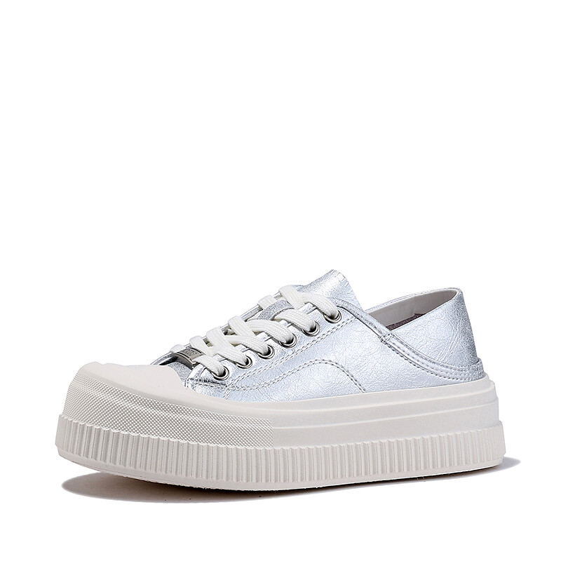 

Кеды BELLALILY Skateboard Shoes Women's Low-Top, серебряный