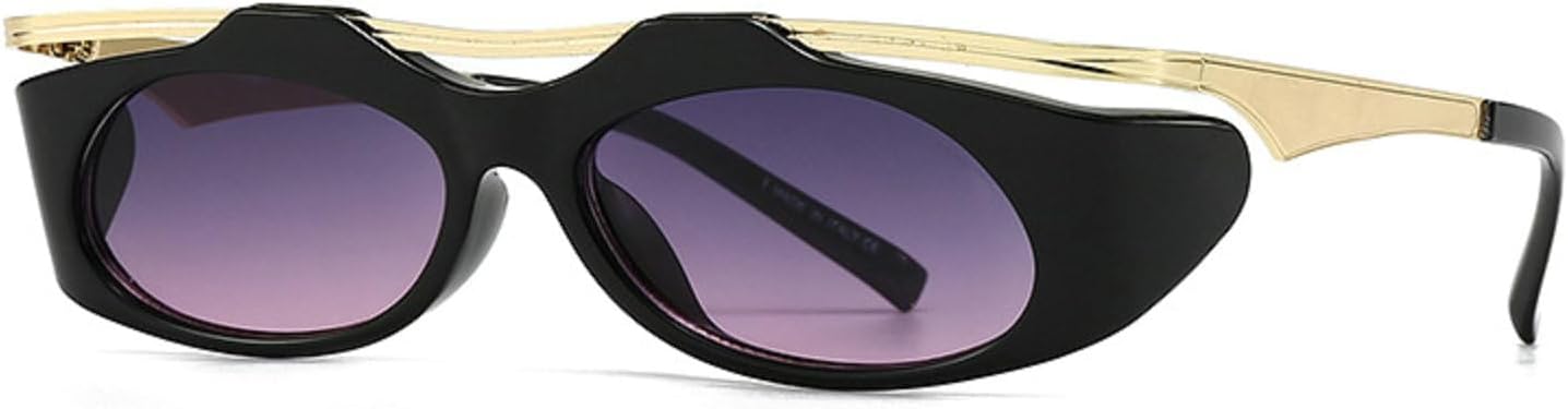 

Овальные солнцезащитные очки в маленькой оправе для женщин, модные прямоугольные солнцезащитные очки для женщин, тренды лета, уникальные очки для мужчин, N47 mincl, Purple