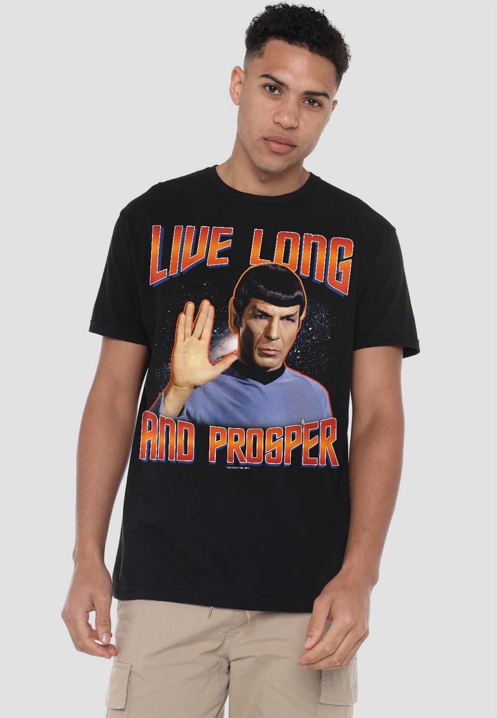 

Футболка с принтом ORIGINAL LIVE LONG AND PROSPER Cotton Soul, черный