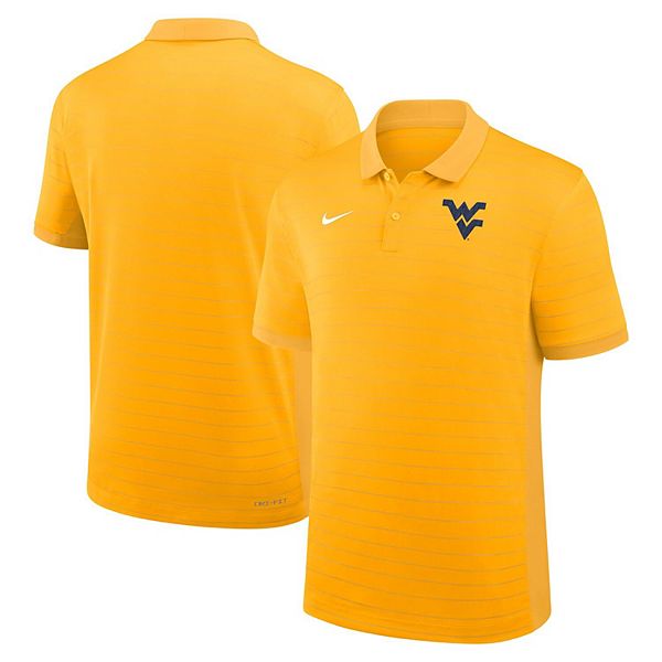 

Мужская поло West Virginia Mountaineers 2025 Early Season Coaches Sideline Victory Stripe Performance Nike