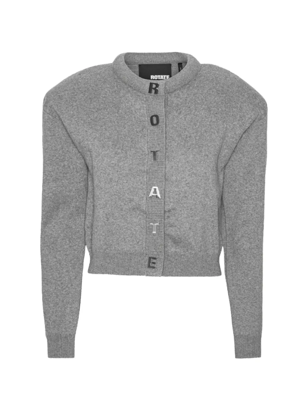 

Кардиган с украшением в виде логотипа ROTATE BIRGER CHRISTENSEN, серый