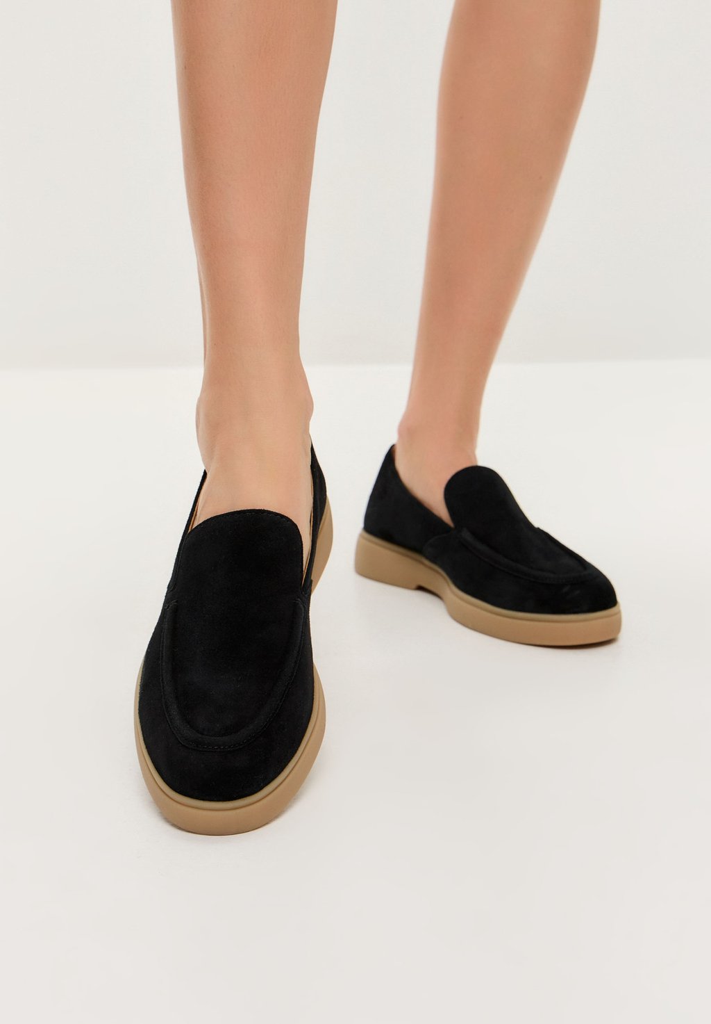Слипоны LOAFERS-HANDCRAFTED CLASSIC Cesare Gaspari, черный