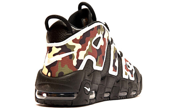 Кроссовки Air больше uptempo qs Nike, черный — фото 3