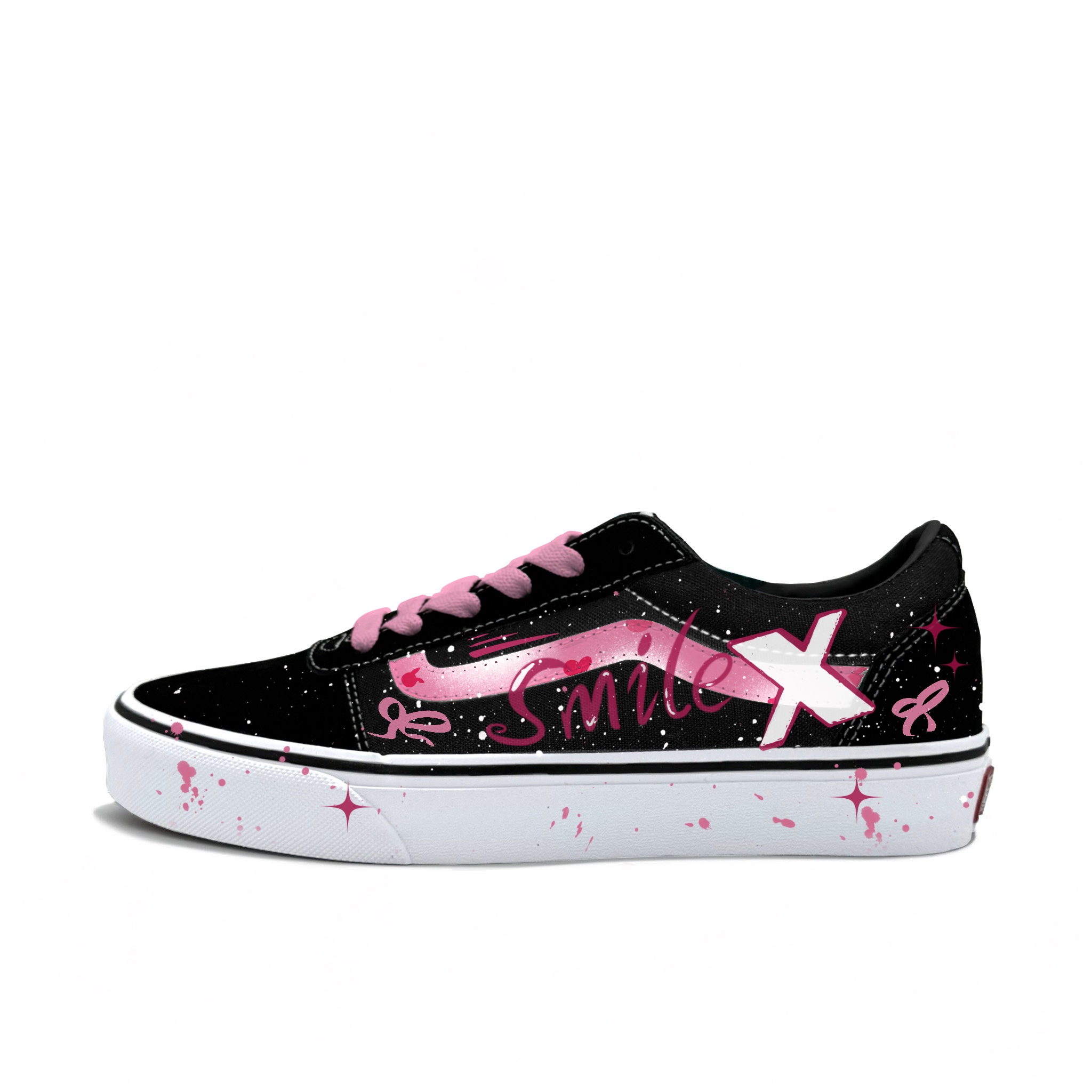 

Vans Низкие кроссовки Ward для скейтбординга, устойчивые к истиранию, розовые, мужские