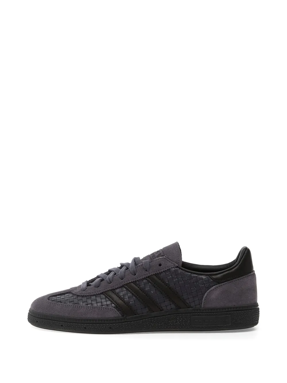 Плетеные кроссовки Handball Spezial с тремя полосками Adidas, серый — фото 4