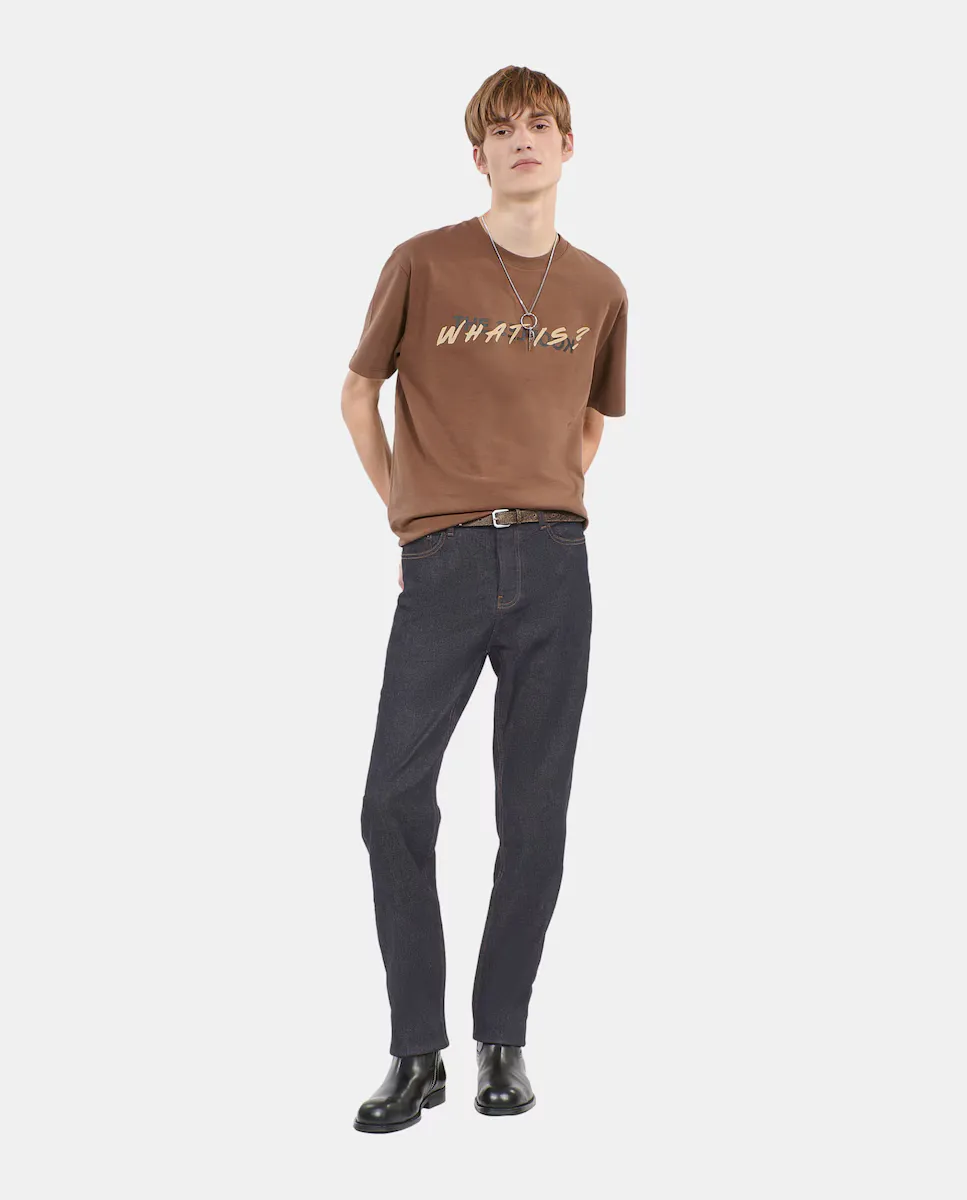 

Мужские узкие джинсы синий деним The Kooples