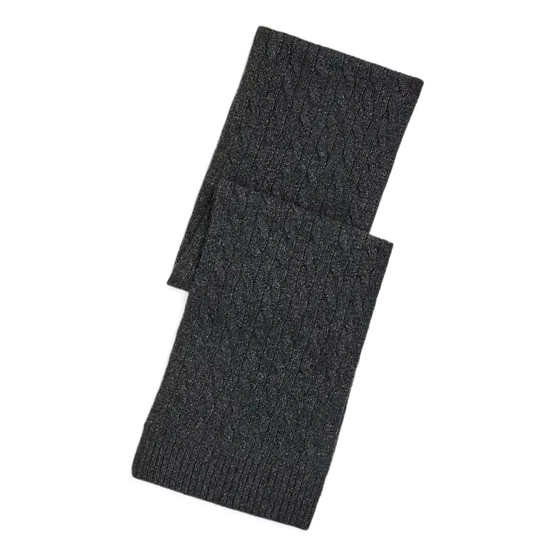 

Polo Ralph Lauren Вязаный шарф для мужчин, темно-серый