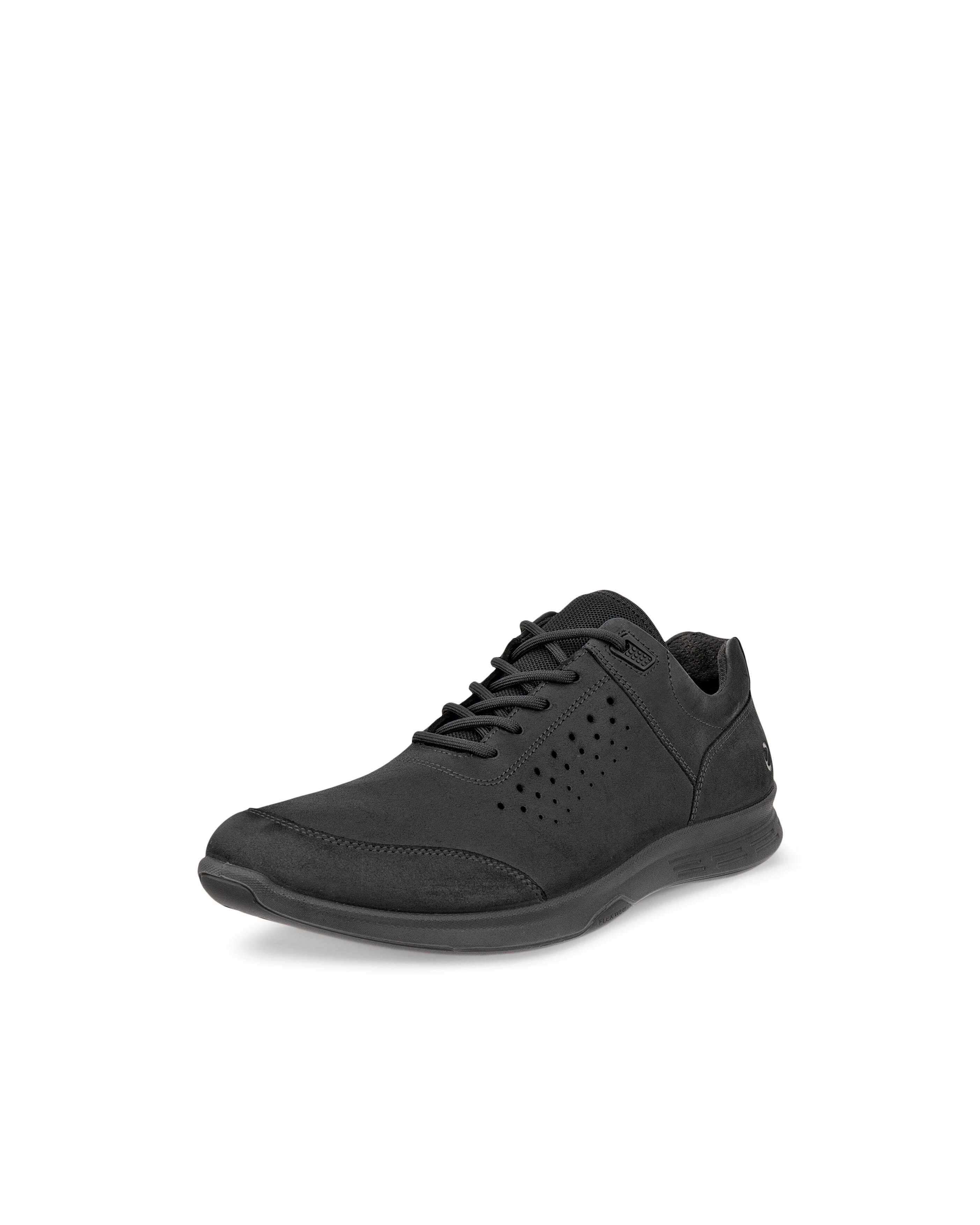 Кроссовки ECCO All Black Exceed из натуральной кожи, легкие и высококачественные, BLACK