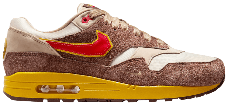 

Кроссовки Nike Air Max 1 'Low Poly - Big Head Origins', коричневый
