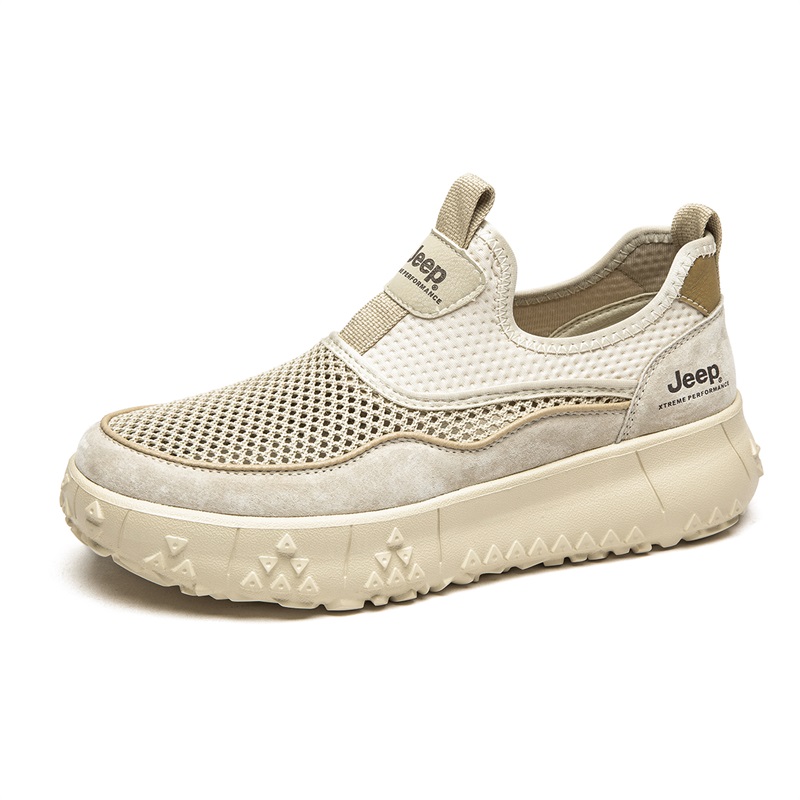 

Кроссовки мужские low top Casual Jeep, светло-хаки