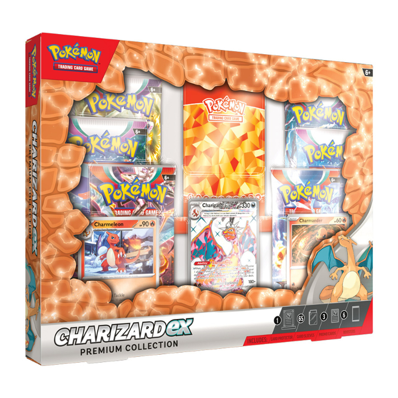 

Карточная игра Pokemon: Charizard ex - Premium Collection