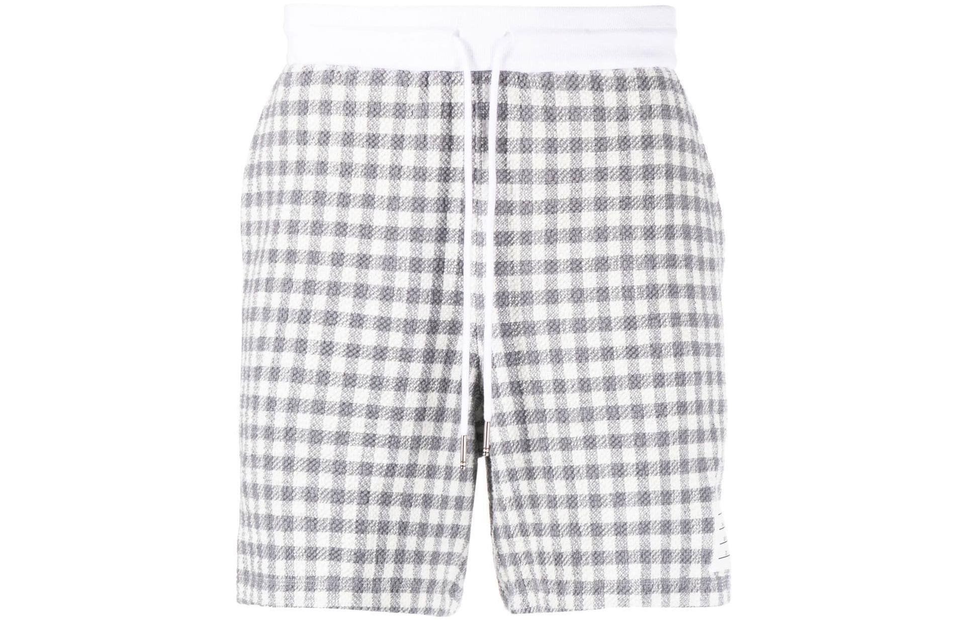 

Клетчатые шорты для бега THOM BROWNE, разноцветные