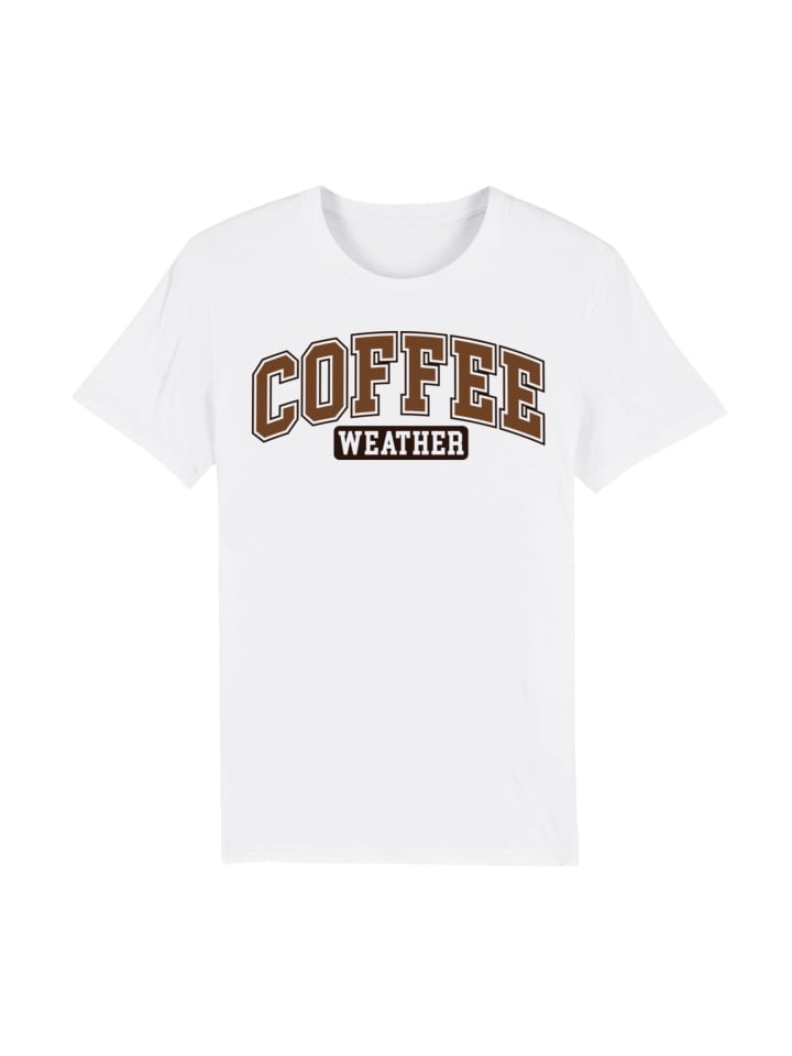 

Футболка F4NT4STIC T-Shirt Coffee Weather Winter Holiday Weihnachten, белый