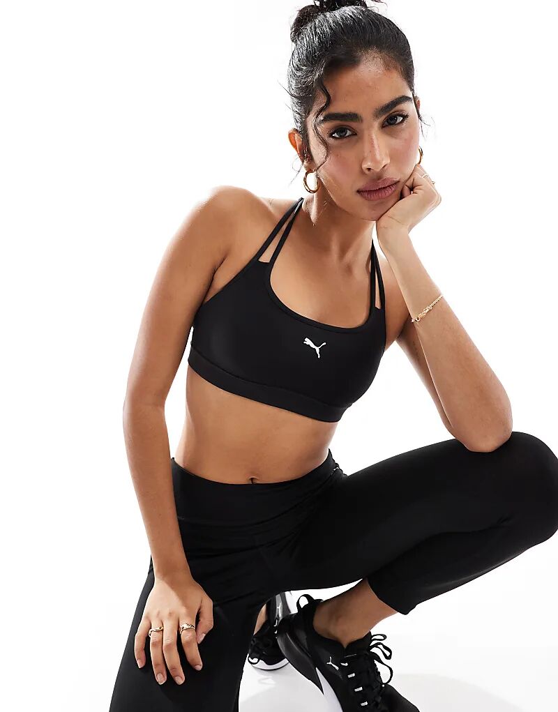 

Спортивный бюстгальтер Puma Move с бретельками черного цвета