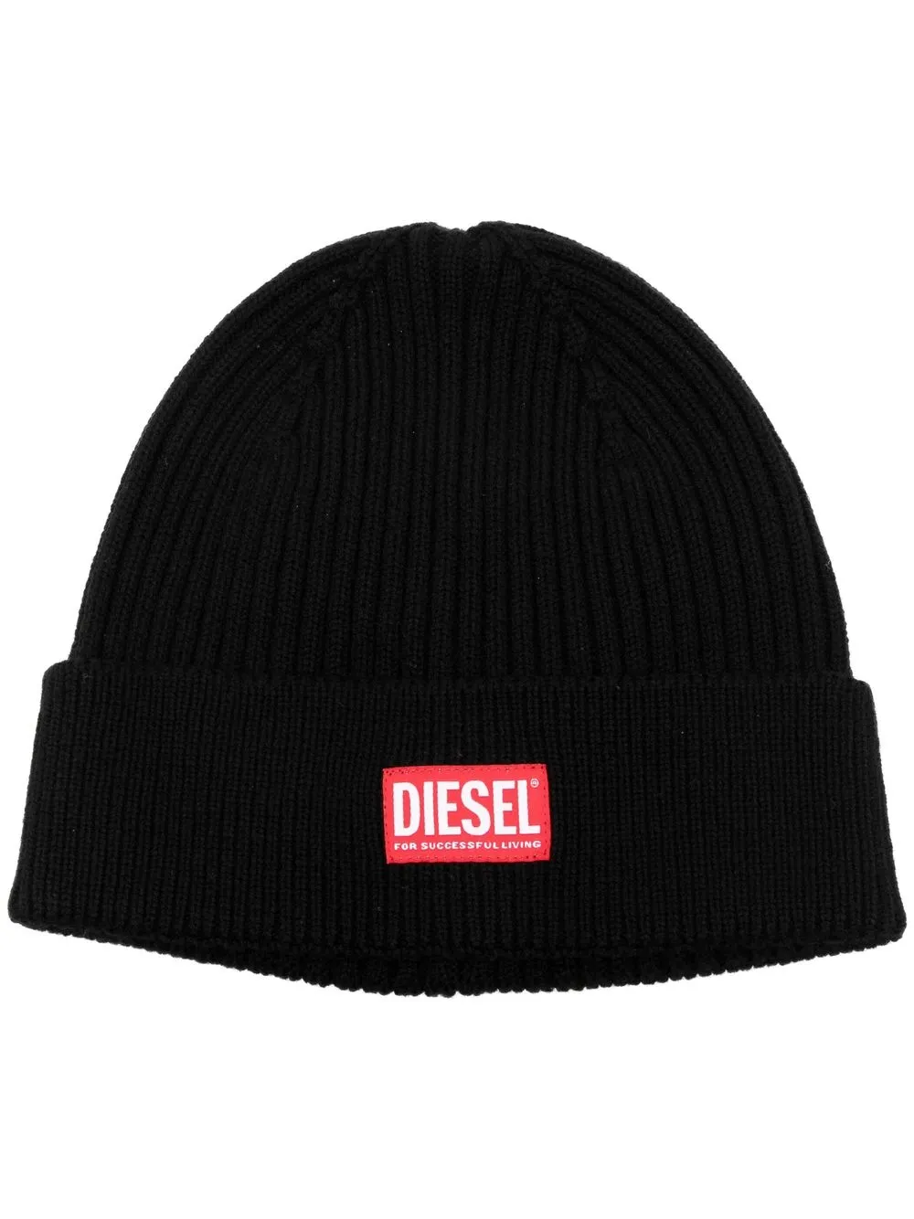 

Шапка бини K-Coder-G 2x2 в рубчик DIESEL, черный