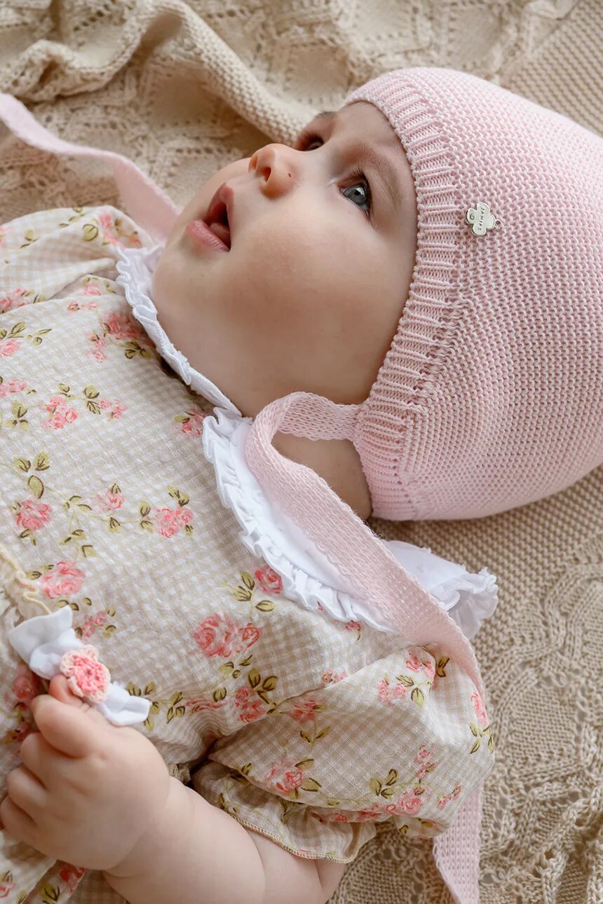 

Детская шапочка из хлопка CIELO Jamiks, розовый