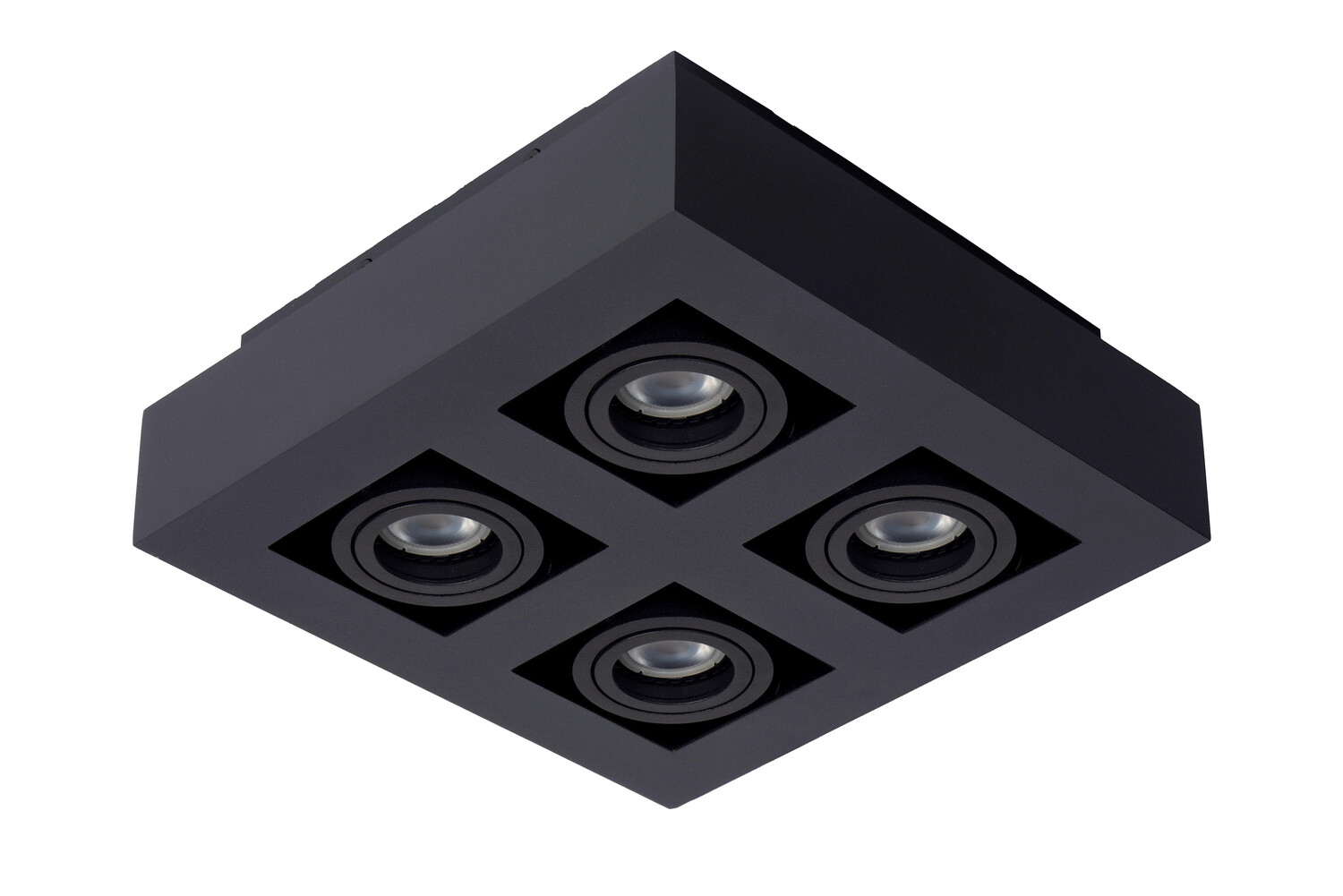 

Потолочный светильник Lucide, 25x25x8,8 см, черный