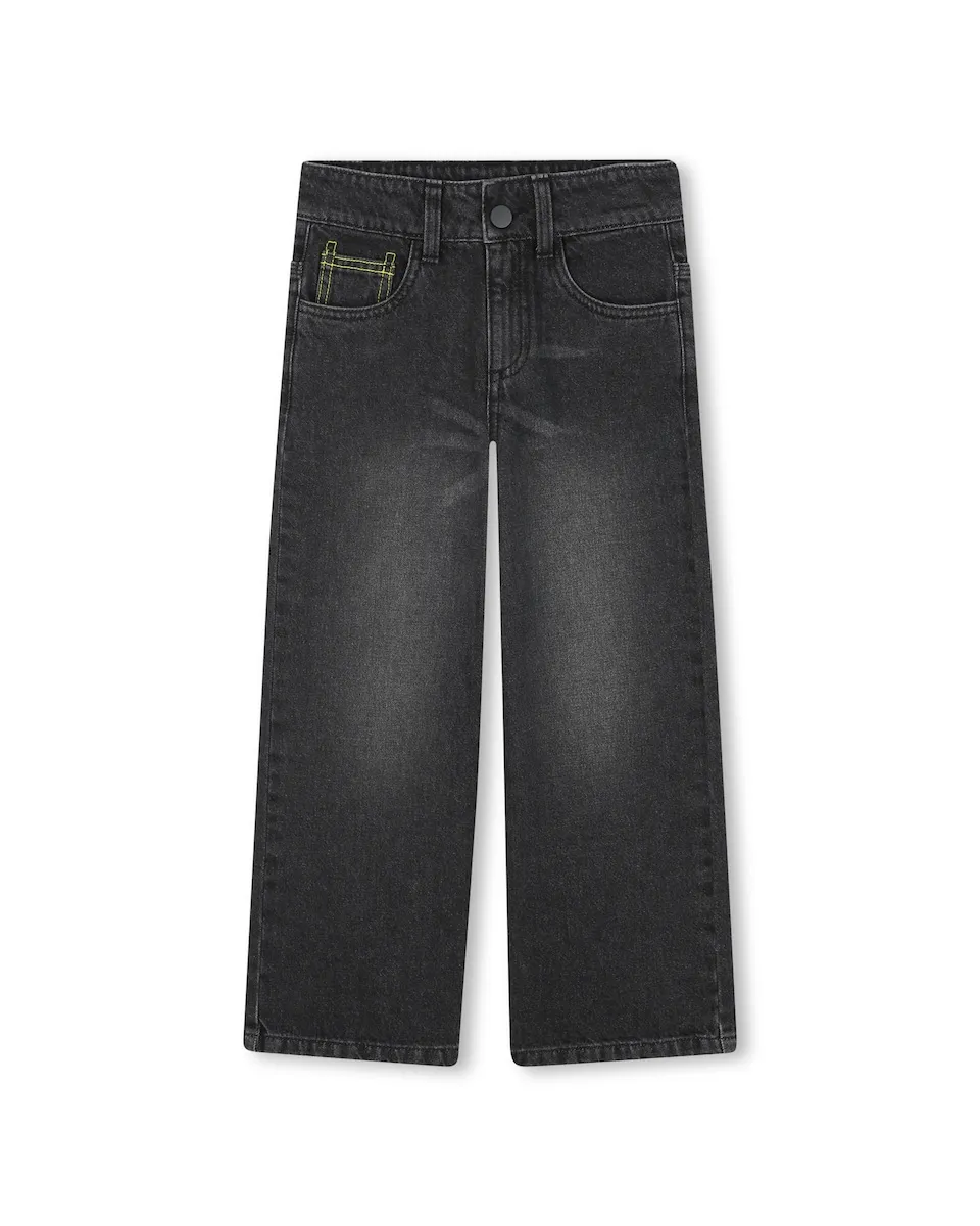 

Хлопковые джинсы для мальчиков Billieblush, черный