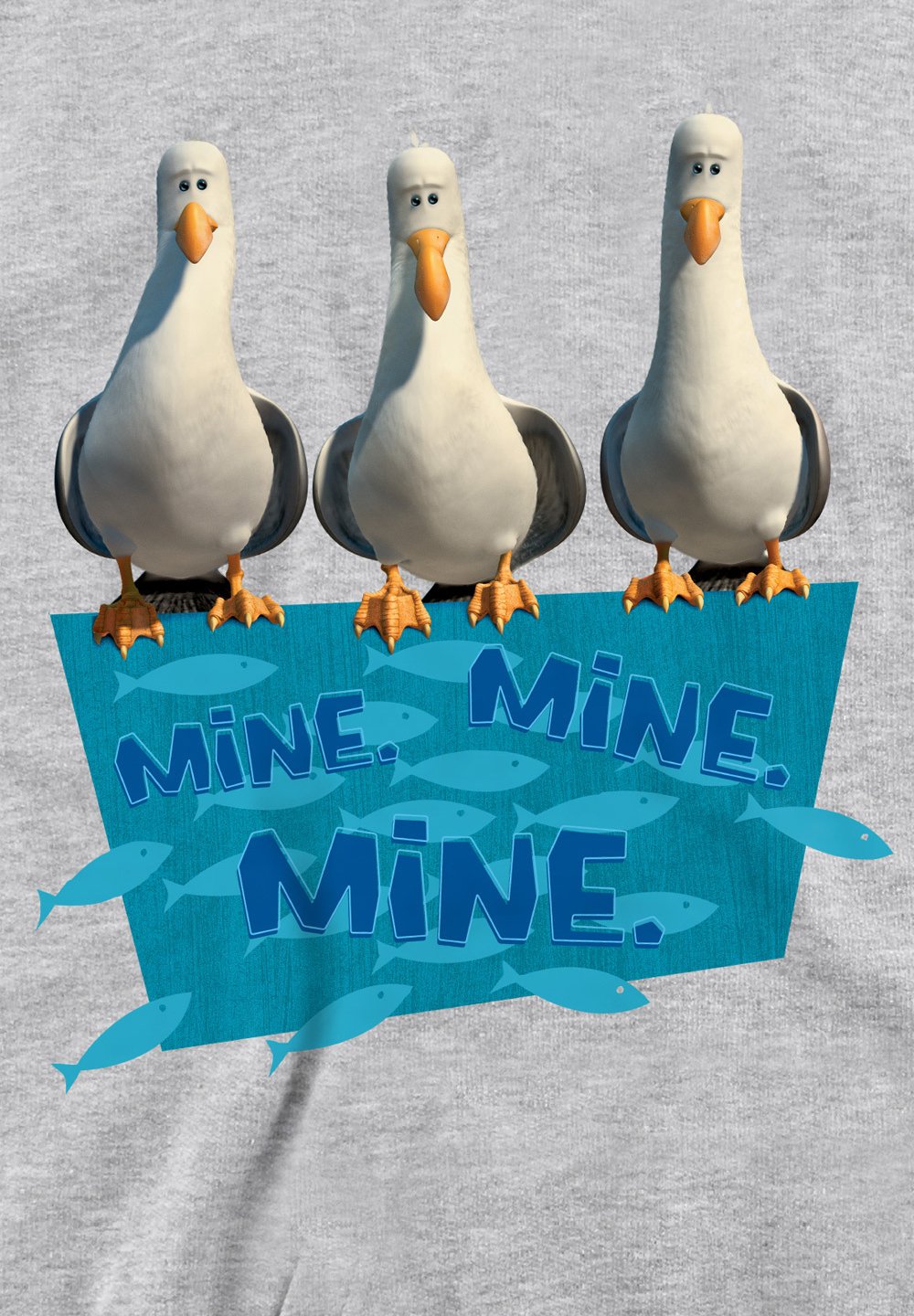 

Толстовка FINDING NEMO MINE PRINT Disney, серый