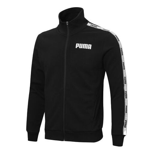 

Куртка full-zip jacket 'black white' Puma, черный