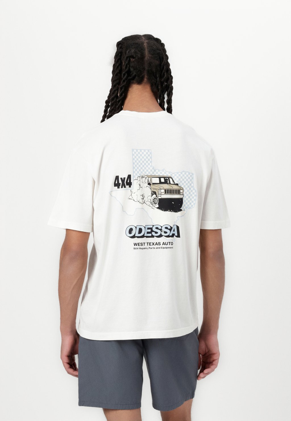 

Футболка с принтом ONSDREWIN WASHED TEE Only & Sons, слоновая кость