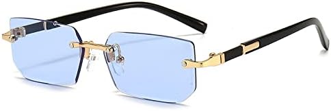 

Солнцезащитные очки без оправы, прямоугольной формы, 2027 год, для женщин и мужчин, маленькие солнцезащитные очки для женщин и мужчин, летние, для путешествий MTZJH, 5