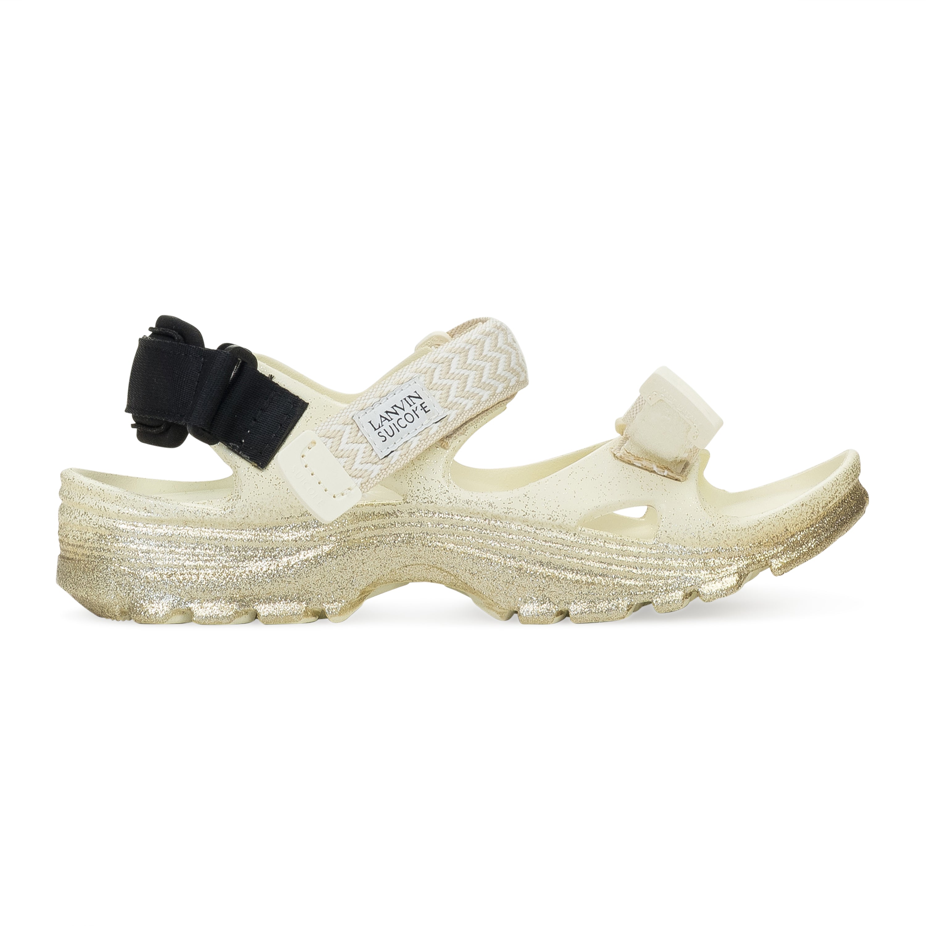 

Золотисто-бежевые сандалии X SUICOKE WAVE LACETS CURB Lanvin