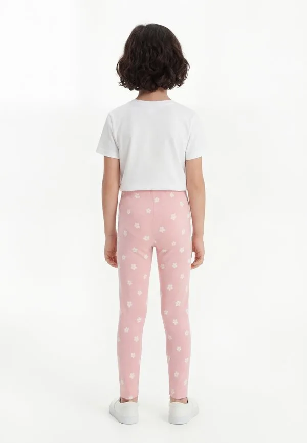 Леггинсы kneepatch с клубникой Lindex, Light Pink — фото 2