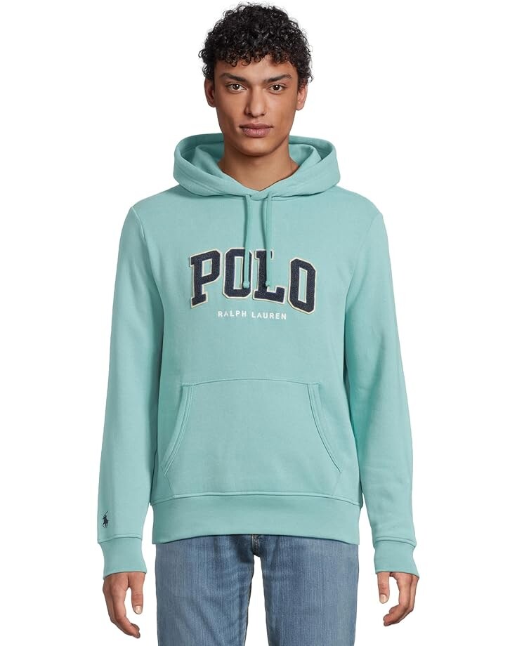 

Худи Polo Ralph Lauren Long Sleeve Graphic Fleece Hoodie, цвет Deep Seafoam