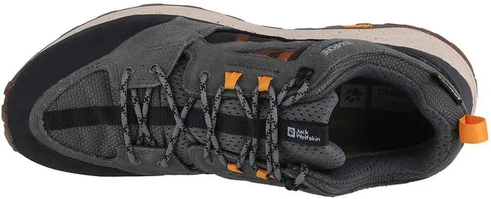 Женские прогулочные туфли Jack Wolfskin Terraquest Texapore Low W, Gecko Green — фото 4