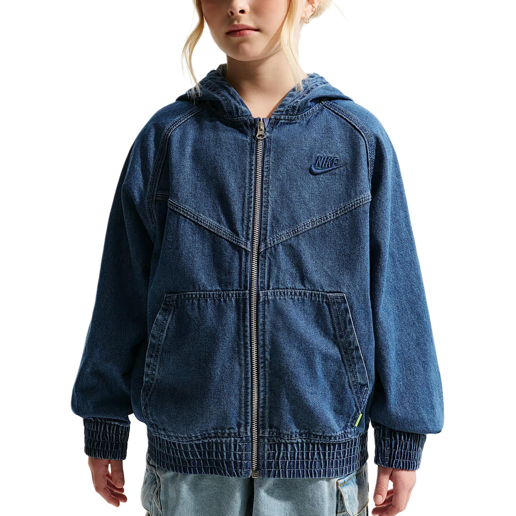 Куртка Sportswear Collection Kids' Nike, mysterious deep sea синий/mysterious deep sea синий/aegean storm синий/coastal синий