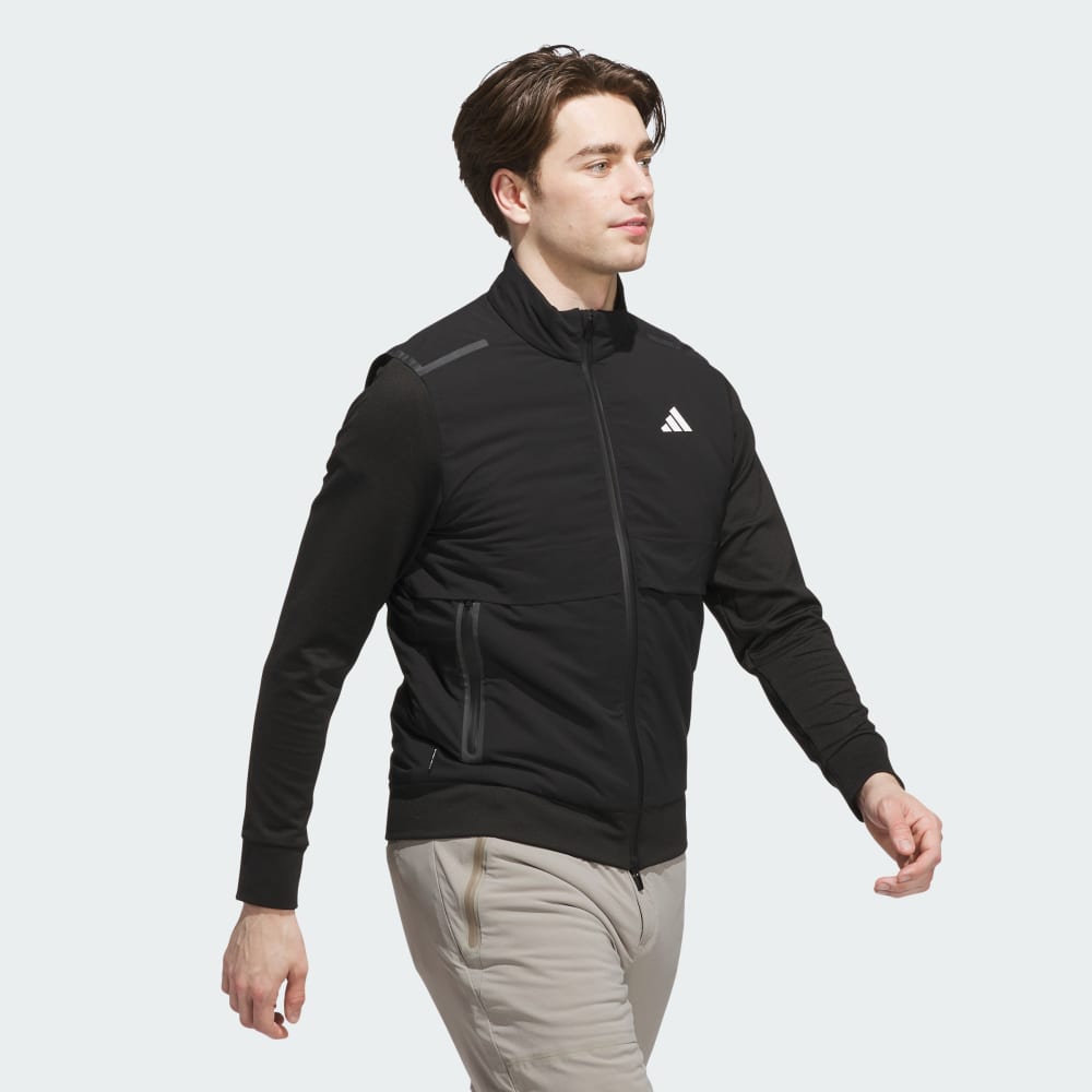 Куртка Adidas Ultimate365 Tour Frostguard Full-Zip, черный — фото 3