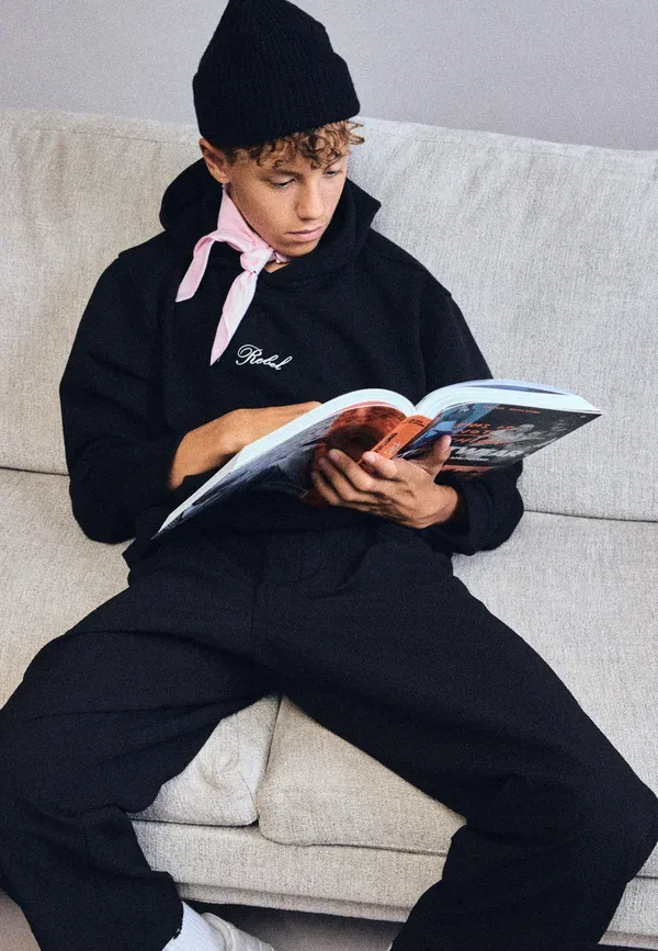 Толстовка с капюшоном Rio hood boxy fit hoodie Redefined Rebel, черный — фото 2
