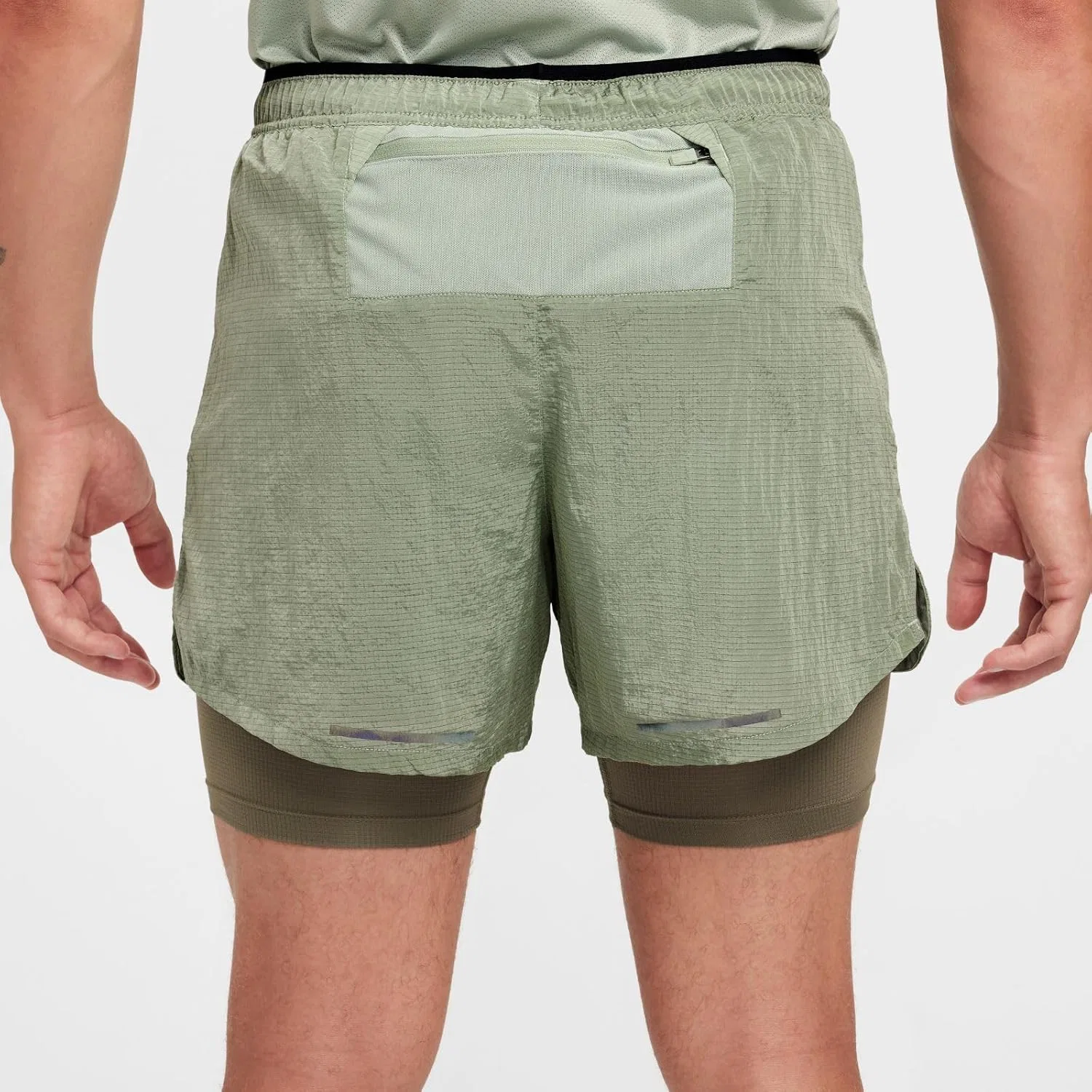 Шорты Nike Mens Stride Running Division Wasserabweisende Dri-fit-laufshorts с дизайном 2-в-1 Für Herren (около 12,5 см) — фото 3