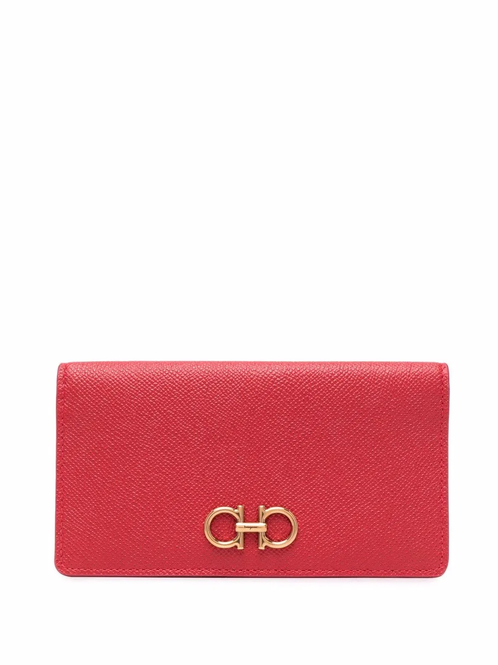 

Кошелек с декором Gancini Ferragamo, красный