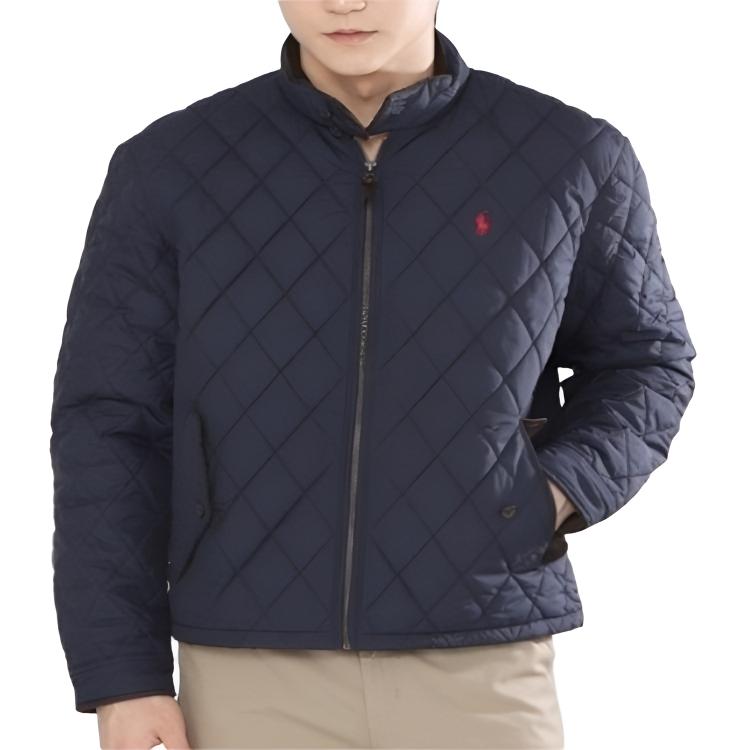 

Стеганая куртка с вышивкой в виде пони Polo Ralph Lauren, marine синий