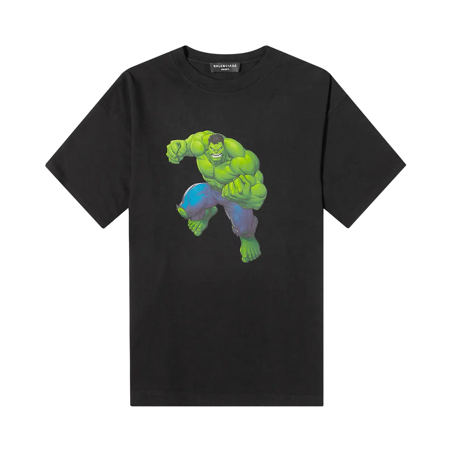 

Футболка среднего кроя Balenciaga Incredible Hulk, цвет Черный
