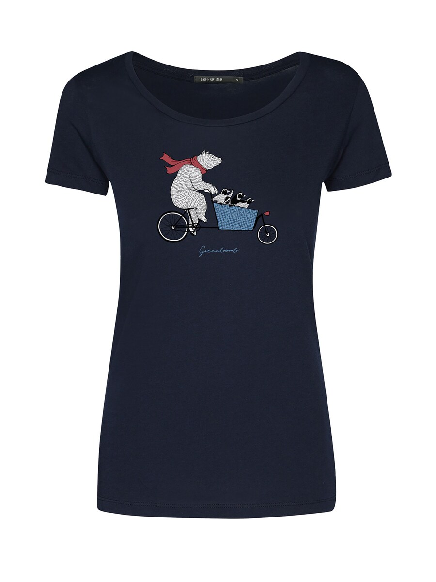 

Рубашка GREENBOMB Bike Cargo Bear, цвет marine blue/Dusty blue