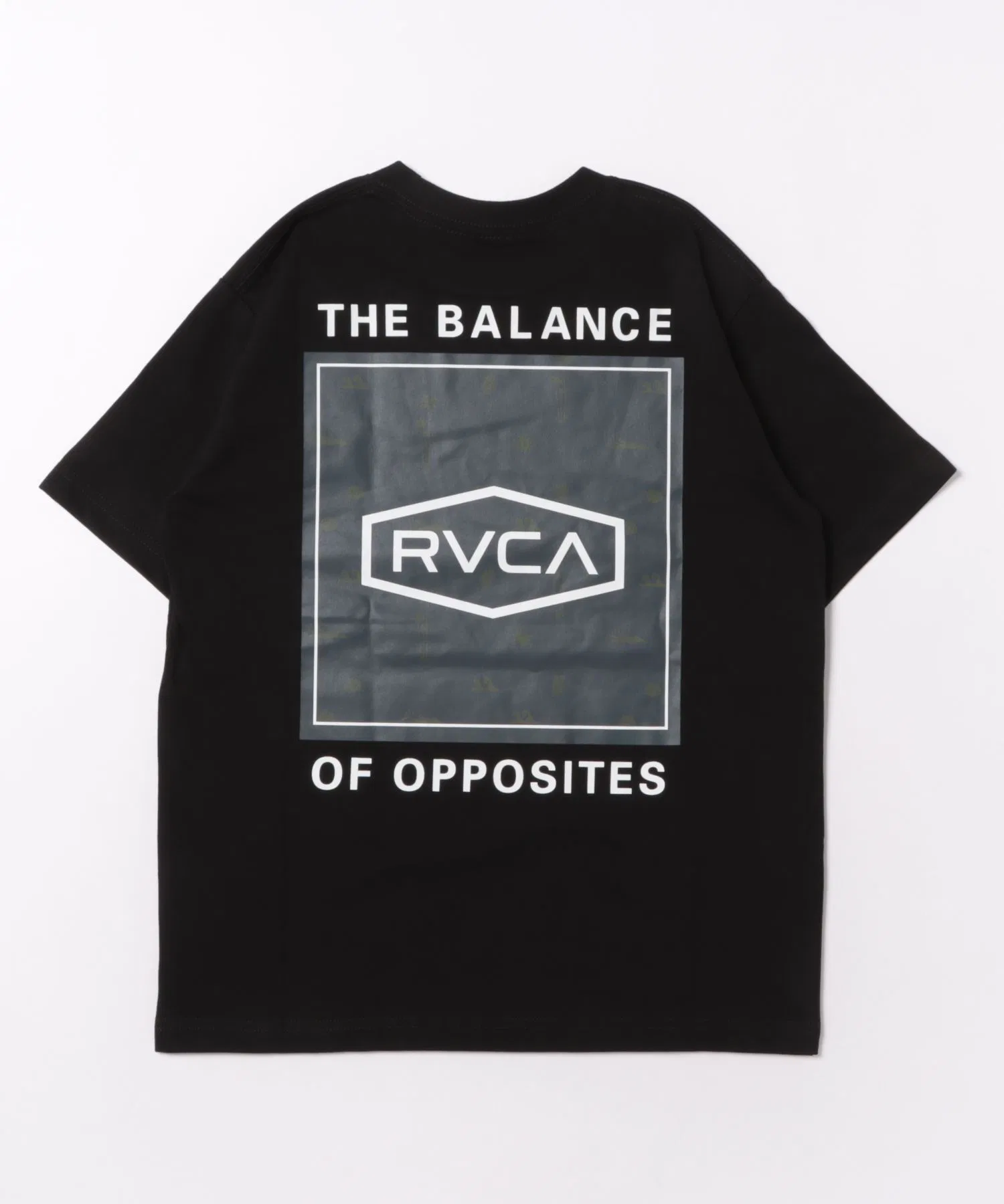Детская футболка RVCA Ranger Box с логотипом бежевая — фото 3