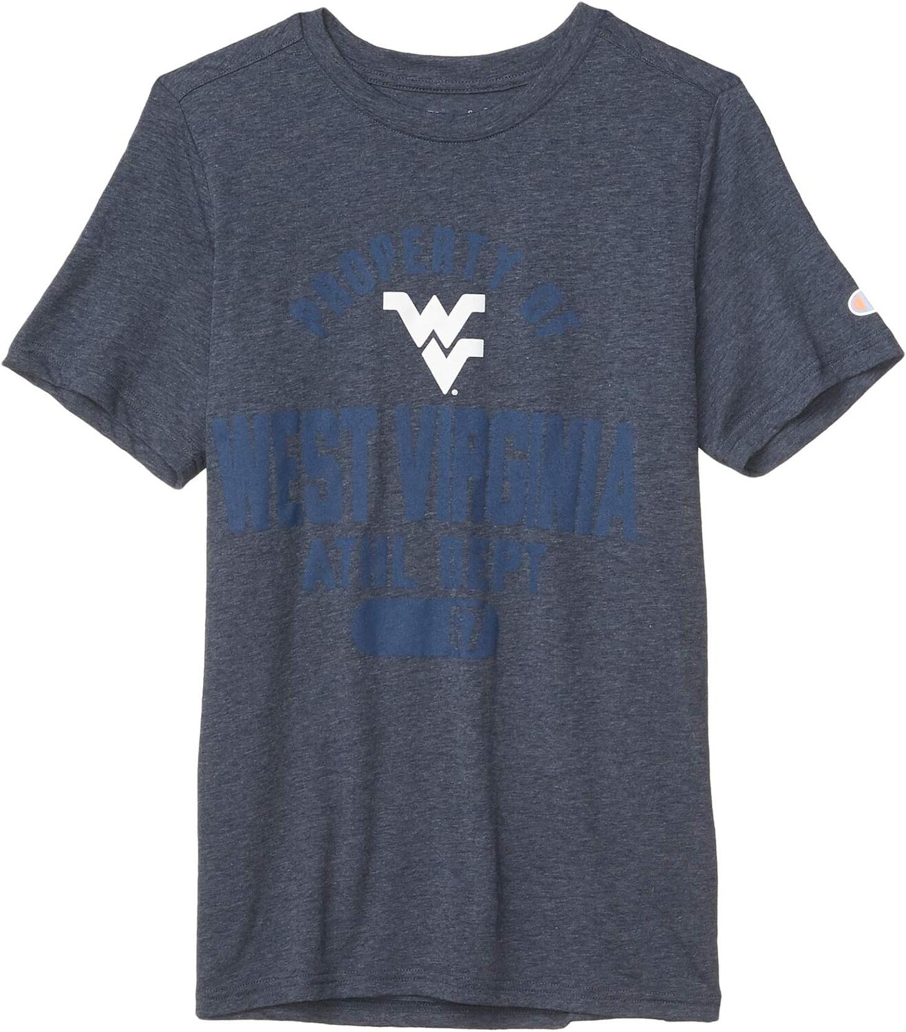 

Футболка Champion College Kids West Virginia Mountaineers Field Day Short Sleeve Tee, цвет Marine Midnight Navy