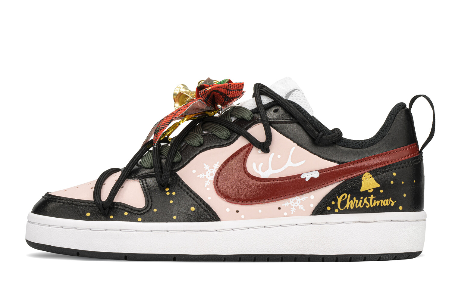 

Кроссовки Nike Court Borough 2 Skateboard Shoes Women's Low-Top Black Pink